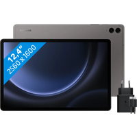 Koop Samsung Galaxy Tab S9 FE Plus 256GB Wifi Grijs + Samsung Oplader