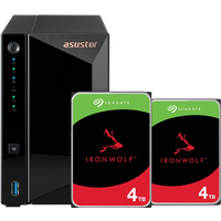 Koop ASUSTOR AS3302T v2 + Seagate Ironwolf 8TB (2x4TB)