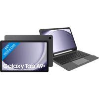 Koop Samsung Galaxy Tab A9 Plus 11 inch 128GB Wifi Grijs + BlueBuilt Toetsenbord Hoes QWERTY