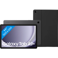 Koop Samsung Galaxy Tab A9 Plus 11 inch 6GB/128GB Wifi Grijs + Book Case Zwart