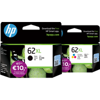 Koop HP 62XL Cartridge Combo Pack